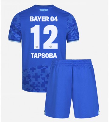 Bayer Leverkusen Edmond Tapsoba #12 Dětské Alternativní Dres 2025-26 Krátký Rukáv (+ trenýrky)
